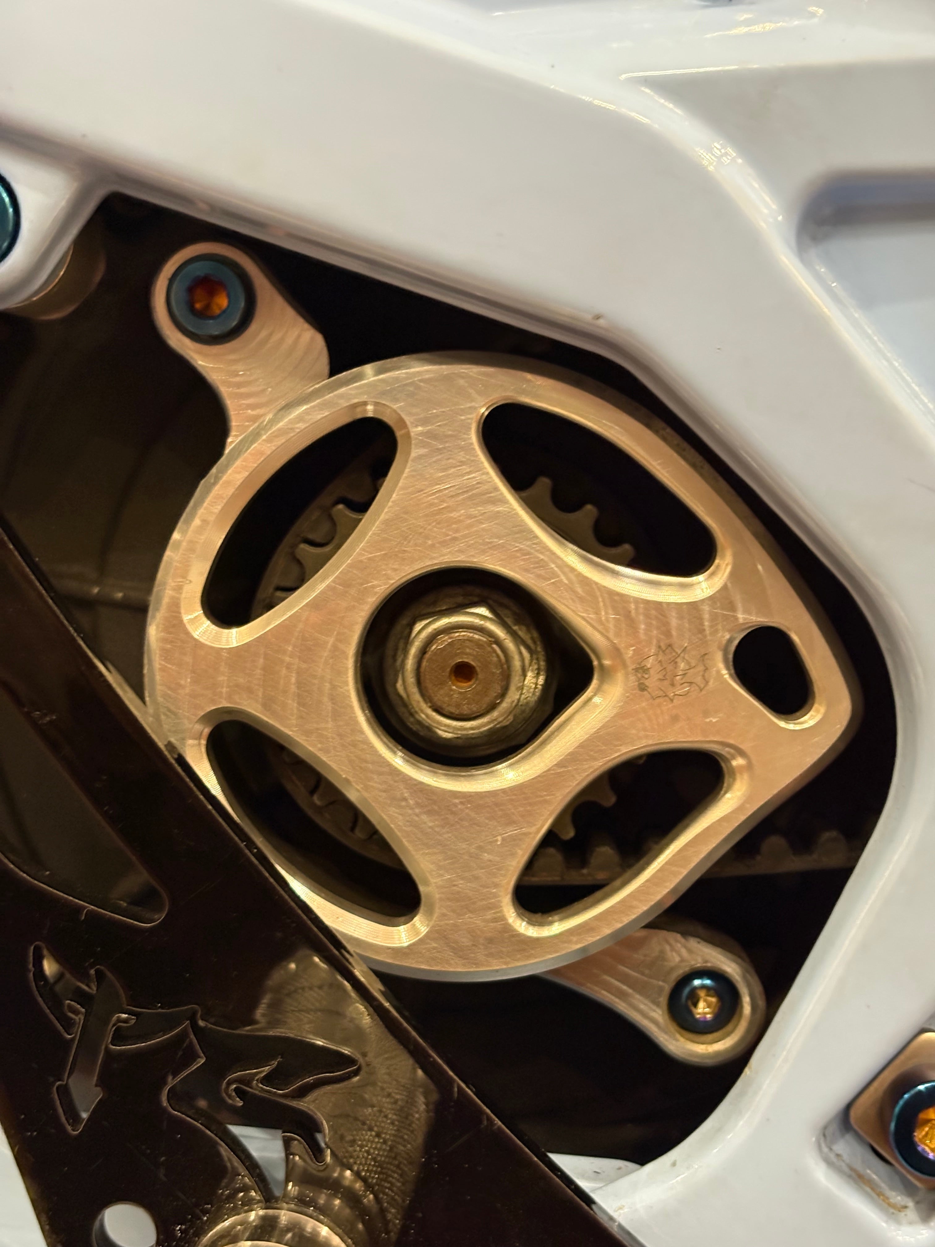 Motor Cover Titanium Bolts (set of 2)