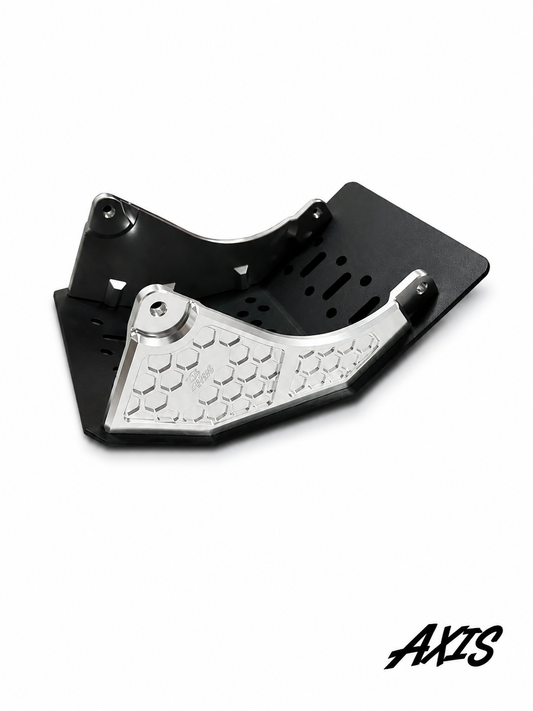 Surron LBX Bash guard/Skid Plate (Silver/Black)