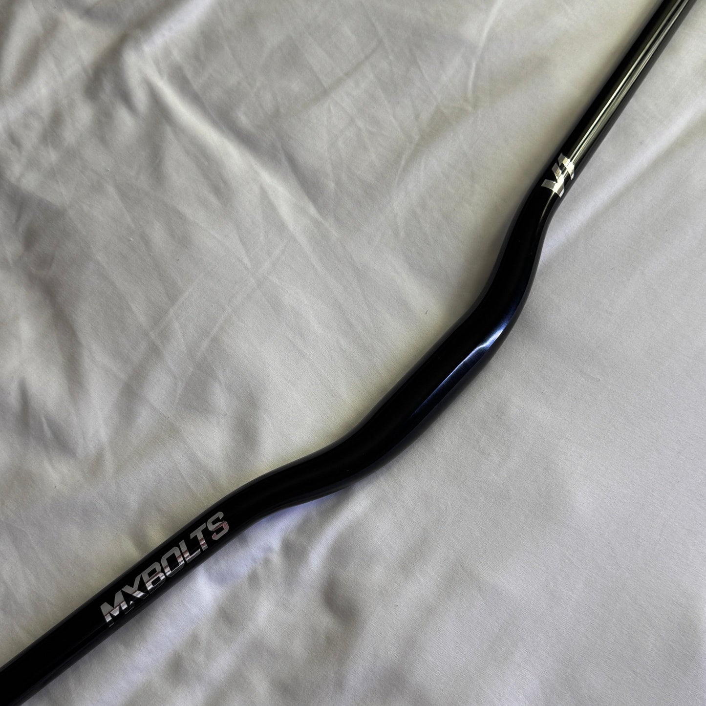 MXBOLTS Gloss Black Handlebar (31.8mm) (COLLECTIVE)