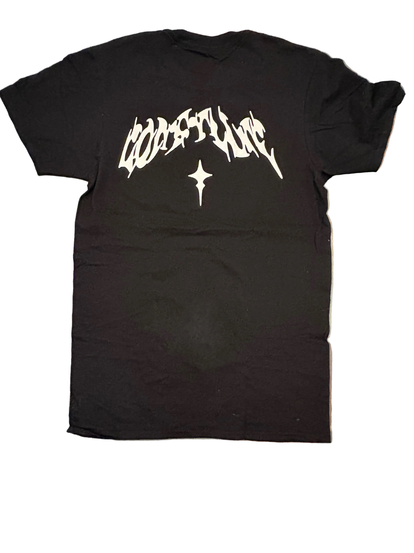 Black coastline T-shirt